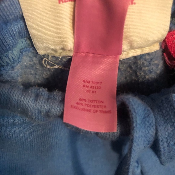 Y2K VTG 2007 VS Pink Campus Pants Sz L Phi Beta Pink - Picture 7 of 7